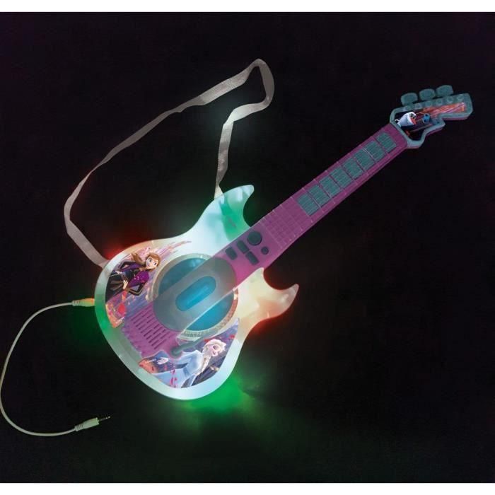 THE FROZEN QUEEN - Guitarra electrónica luminosa con gafas equipada con micrófono 1 THE FROZEN QUEEN - Guitarra electrónica luminosa con gafas equipada con micrófono 1