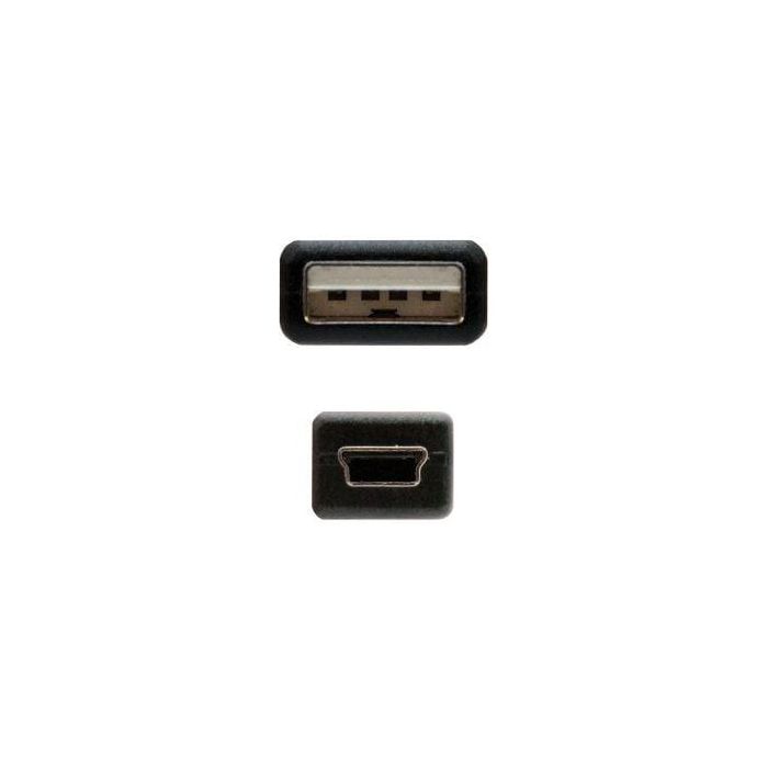 Cable USB 2.0 Nanocable 10.01.0400/ USB Macho - MiniUSB Macho/ 50cm/ Negro 2 Cable USB 2.0 Nanocable 10.01.0400/ USB Macho - MiniUSB Macho/ 50cm/ Negro 2