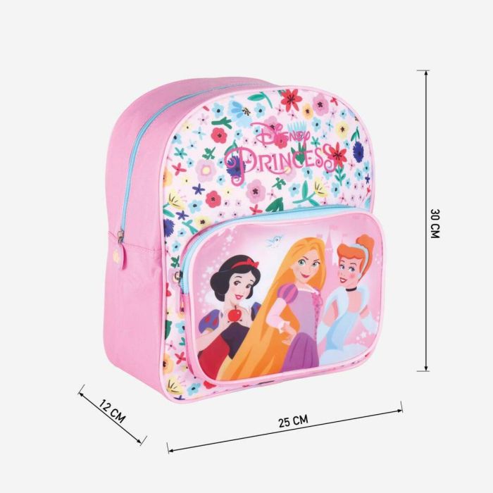 Mochila Escolar Disney Princess Rosa 25 x 30 x 12 cm 6