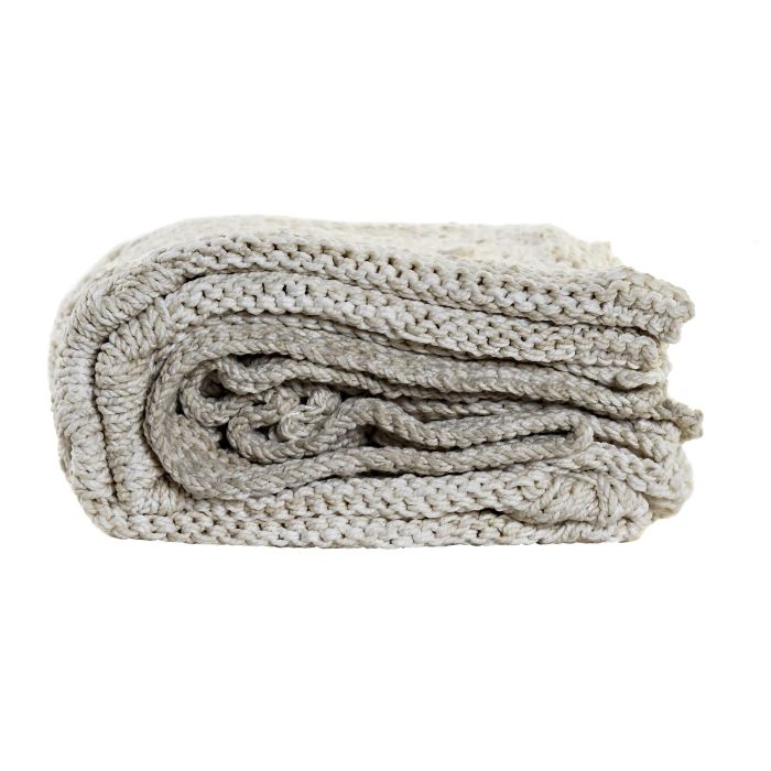 DKD Home Decor Plaid Alpino Coral 2 Unidades 133 x 1 x 154 cm 1