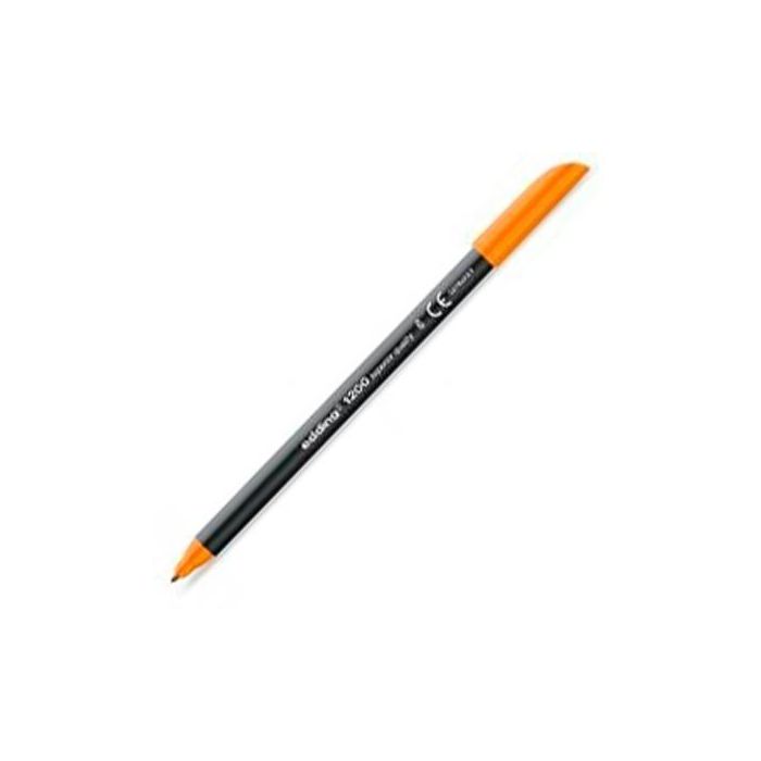 Edding Rotulador 1200 Punta Fina 1mm Naranja para Papel Claro (Pack 10 Unidades) (10 Unidades)
