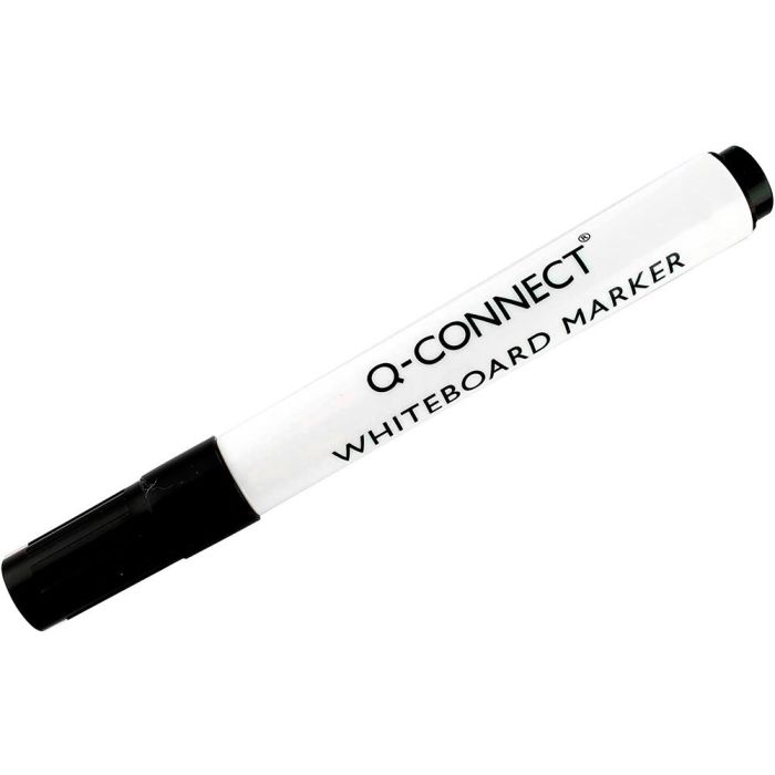 Rotulador Q-Connect Pizarra Blanca Color Negro Punta Redonda 3 mm 10 unidades 2