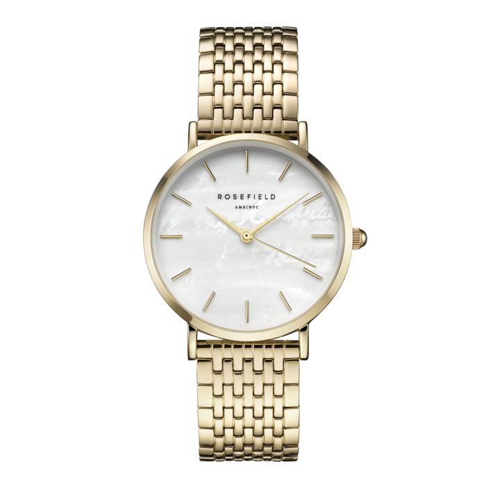 Reloj Mujer Rosefield UEWG-U21 Blanco Oro 2