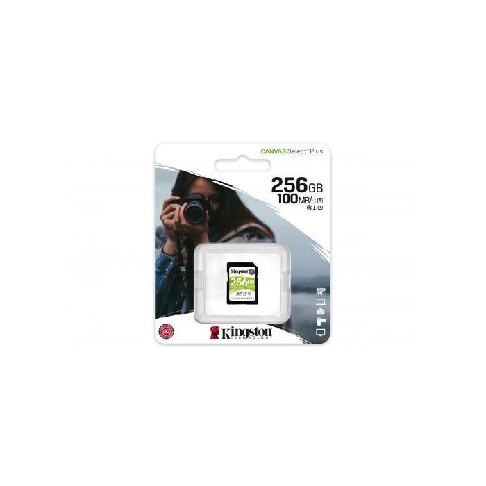 Tarjeta de Memoria SD Kingston Canvas Select Plus 256 GB 256 GB 2