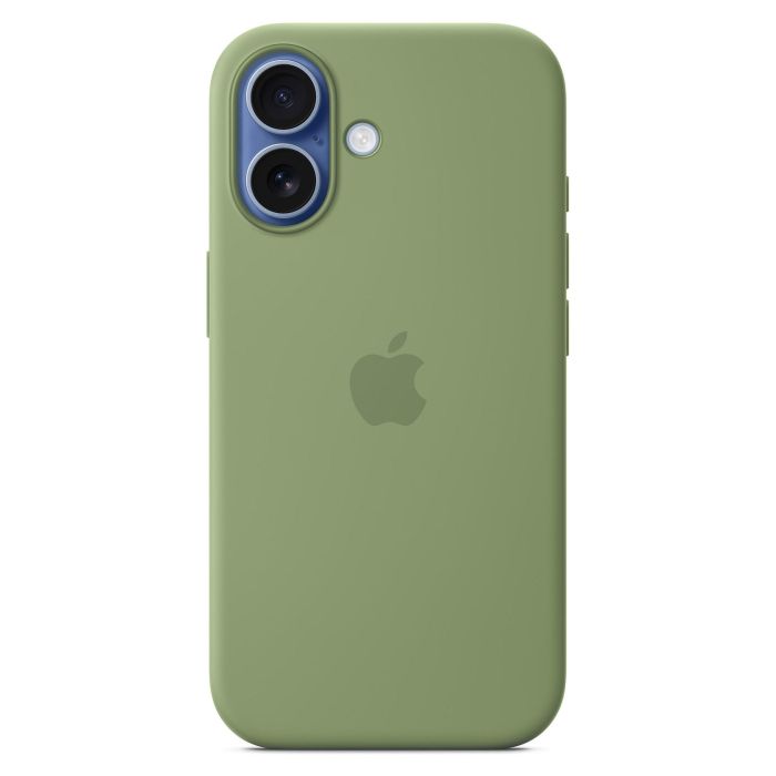 Apple iPhone 17 Silicone Case with MagSafe - MGEX4ZM/A - Silicona Reciclada, Protección, Color Verde Light Moss Apple iPhone 17 Silicone Case with MagSafe - MGEX4ZM/A - Silicona Reciclada, Protección, Color Verde Light Moss