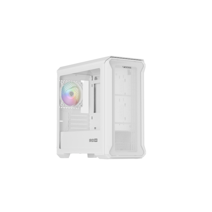 GENESIS Irid 503 Mini Tower Transparente, Blanco GENESIS Irid 503 Mini Tower Transparente, Blanco