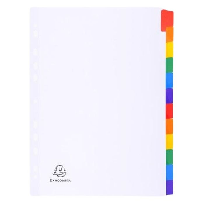 Separadores Exacompta Blanco A4 (20 Unidades) 2 Separadores Exacompta Blanco A4 (20 Unidades) 2