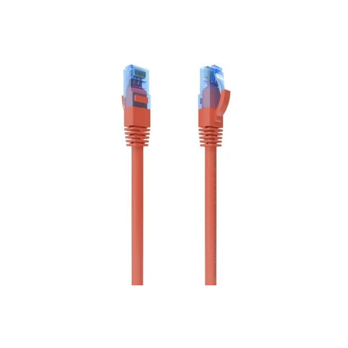 AISENS - CABLE DE RED LATIGUILLO RJ45 CAT.6 UTP AWG26 CCA, ROJO, 25CM