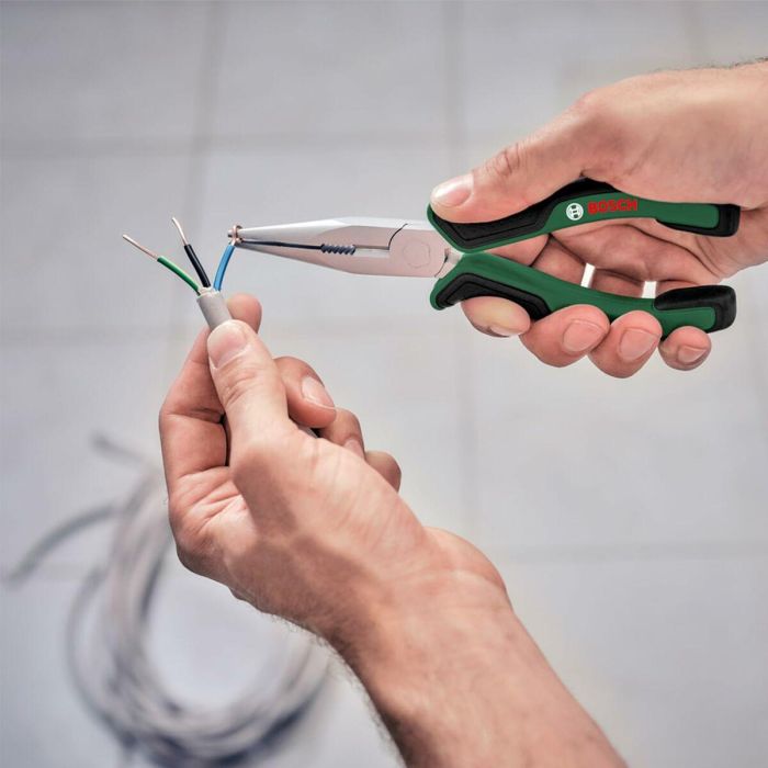 Bosch BOS4053423302356 Alicates de punta plana de 180 mm 2 Bosch BOS4053423302356 Alicates de punta plana de 180 mm 2
