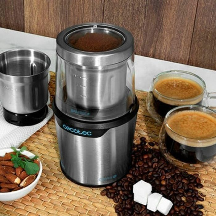 Molinillo Eléctrico Cecotec TitanMill 300 DuoClean Acero Inoxidable 300 W 1 Molinillo Eléctrico Cecotec TitanMill 300 DuoClean Acero Inoxidable 300 W 1