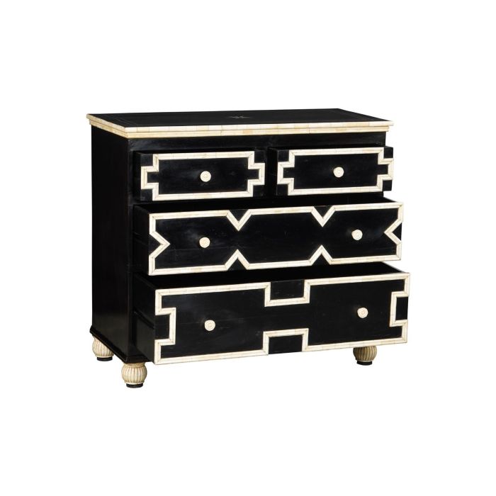 Cómoda Home ESPRIT Negro 111 x 51 x 99 cm 1
