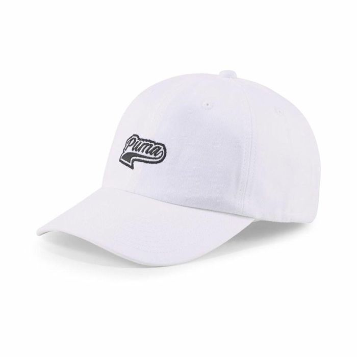 Gorra Deportiva Puma Script Logo Blanco Multicolor Talla única Gorra Deportiva Puma Script Logo Blanco Multicolor Talla única
