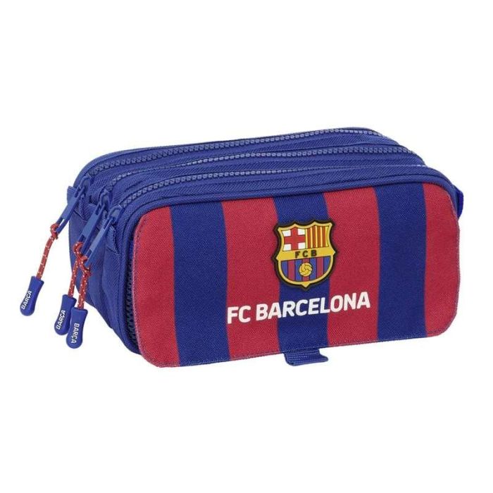 Bolso Escolar Portatodo Safta Triple Big F.C. Barcelona 100x215x80 mm