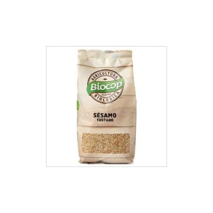 BIOCOP Sésamo Tostado Ecológico 250g, Condimento y Alimento Rico en Proteínas y Fibra, Ideal para Ensaladas y Salsas