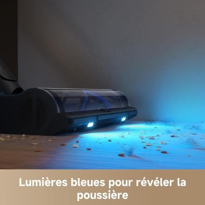 Mova MOV6977328062215 Aspiradora Vertical Inalámbrica S4 Detect, 150W, 90 min autonomía, Cepillo OptiInsigh 3