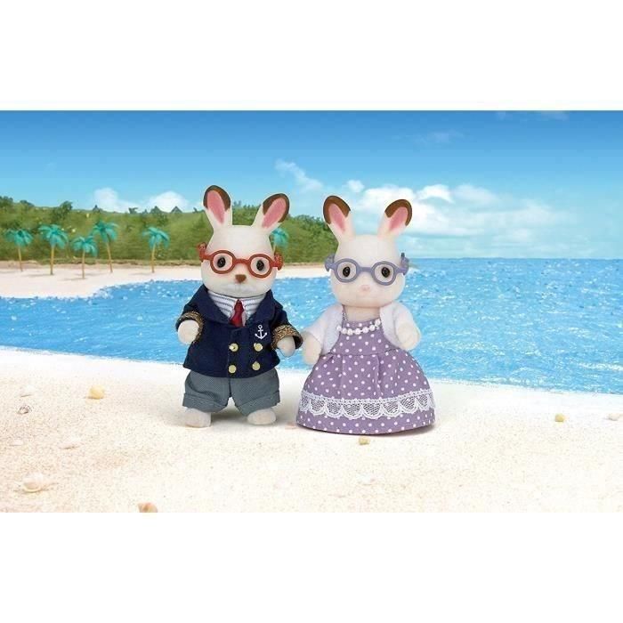 Sylvanian Families 5190 Abuelos Chocolate Conejo con Ropa Nueva Sylvanian Families 5190 Abuelos Chocolate Conejo con Ropa Nueva