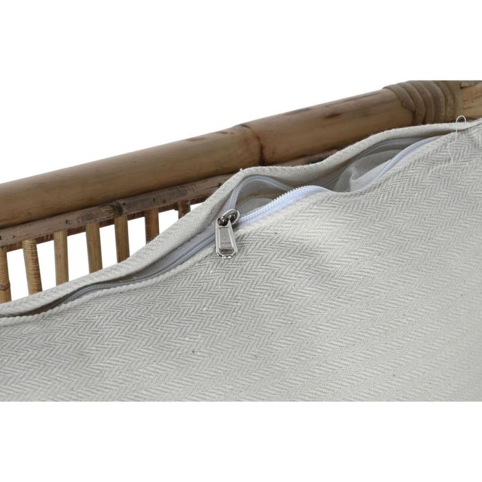 Sillón Home ESPRIT Blanco Natural 72 x 77 x 80 cm 5 Sillón Home ESPRIT Blanco Natural 72 x 77 x 80 cm 5