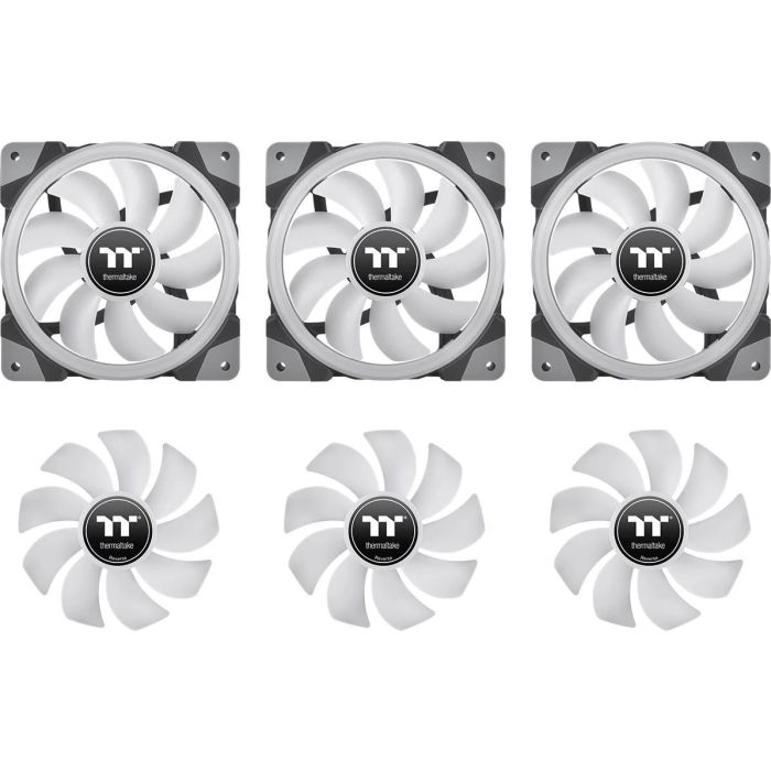 140mm Thermaltake SWAFAN EX14 RGB PC Cooling Fan TT Premium Edition 3 Pack 2 140mm Thermaltake SWAFAN EX14 RGB PC Cooling Fan TT Premium Edition 3 Pack 2
