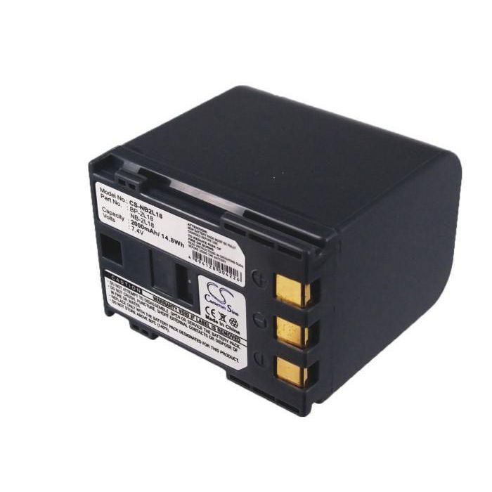 CoreParts Batería Cámara para Canon, Li-ion 14.80Wh 7.4V 2000mAh, compatible con EOS 350D, Digital Rebel XT y otros modelos