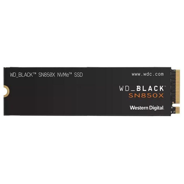 Western Digital WD Black SN850X SSD 1TB NVMe PCIe Gen4 M.2 2280 WDS100T2X0E - 7300 MB/s Lectura, Sin Disipador 0 Western Digital WD Black SN850X SSD 1TB NVMe PCIe Gen4 M.2 2280 WDS100T2X0E - 7300 MB/s Lectura, Sin Disipador 0