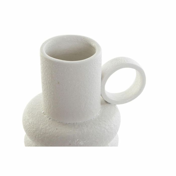 Jarrón DKD Home Decor Cerámica Blanco (11,5 x 9 x 19 cm) 2 Jarrón DKD Home Decor Cerámica Blanco (11,5 x 9 x 19 cm) 2