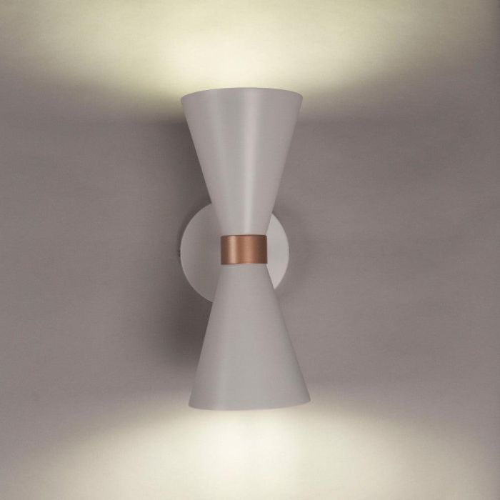 SKD-W1009 Aplique de Pared Kosice con diseño retro y elegante para bombilla LED E27. Ideal para comedor, dormitorio, sala de estar. 1 SKD-W1009 Aplique de Pared Kosice con diseño retro y elegante para bombilla LED E27. Ideal para comedor, dormitorio, sala de estar. 1