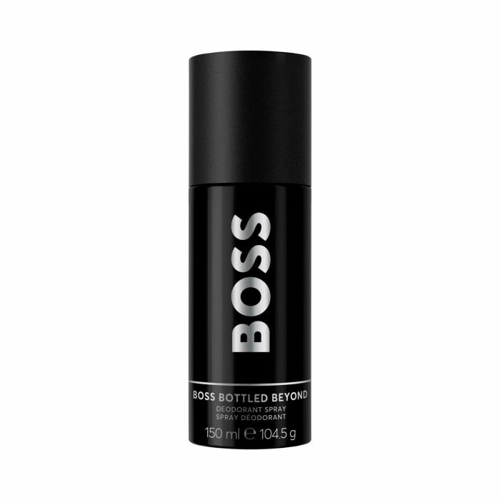 Hugo Boss-Boss BOSS BOTTLED BEYOND Desodorante en Spray para Hombre 150 ml, Energía Vibrante de Jengibre y Sofisticación de Cuero, Protección 48h 4