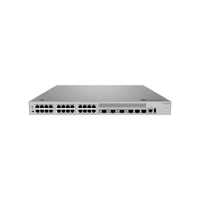 Huawei S530-24T4XE Switch Gestionado L3, 24 Puertos Gigabit Ethernet, 176 Gbit/s, 1U Gris