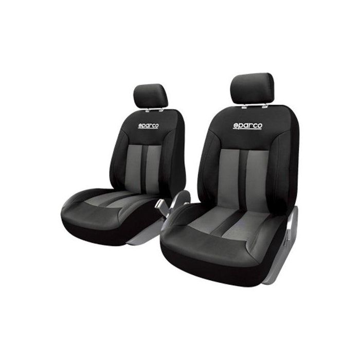 Sparco SPC1018GR 2 Fundas Delanteras S-Line Cs4 Negras y Grises Simil Piel Polyester PU 6 Piezas Sparco SPC1018GR 2 Fundas Delanteras S-Line Cs4 Negras y Grises Simil Piel Polyester PU 6 Piezas