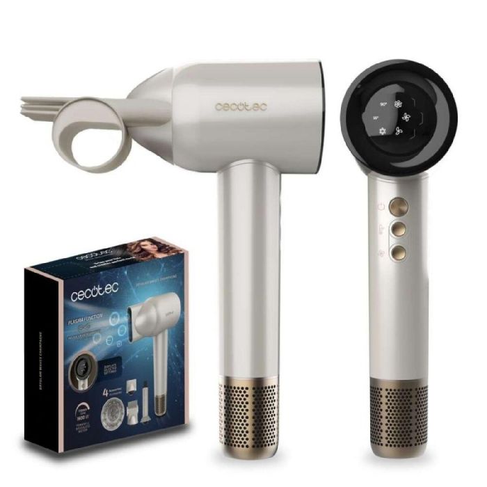 Secador de Pelo Cecotec DryGlam Waves Champagne 1600 W Champagne 1