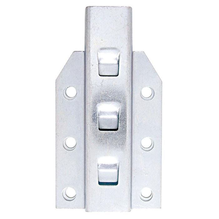 Q&Q R20 A50 Cajetín Soporte Resorte Compás Tapicería, para Resortes con Pala de 20mm, Hierro Zincado 0 Q&Q R20 A50 Cajetín Soporte Resorte Compás Tapicería, para Resortes con Pala de 20mm, Hierro Zincado 0