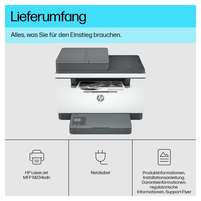 HP LaserJet M234sdn Impresora Láser Monocromo 3 en 1 A4 con LAN, ADF y Dúplex 4