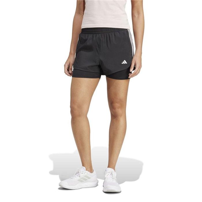 Pantalones Cortos Deportivos para Mujer Adidas Pacer Negro 13-14 Años 5