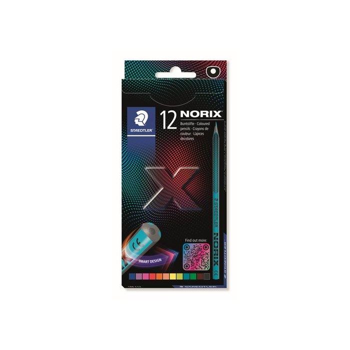 Staedtler Lápices de Colores Noris Forma Inteligente Estuche 12 Unidades Colores Surtidos Staedtler Lápices de Colores Noris Forma Inteligente Estuche 12 Unidades Colores Surtidos