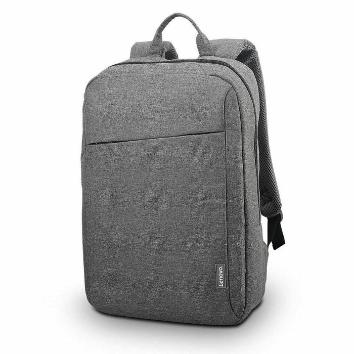 Lenovo Mochila Casual para Portátil de hasta 15.6 Pulgadas, Gris, de Poliéster Resistente, Compartimento Acolchado y Bolsillo Frontal