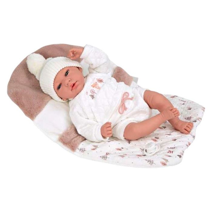 Muñecas Arias Muñeco Andie Elegance con Saquito, Muñeco de Peso, 40 cm, Cuerpo Blando, para Niños +3 Años Muñecas Arias Muñeco Andie Elegance con Saquito, Muñeco de Peso, 40 cm, Cuerpo Blando, para Niños +3 Años
