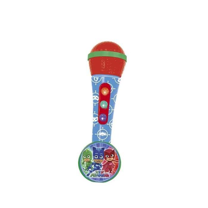 Microfono de mano con amplificador y ritmos pj mask 1 Microfono de mano con amplificador y ritmos pj mask 1