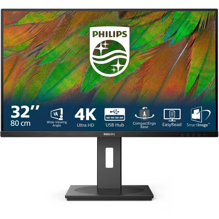 Philips Monitor 32B1N3800 80cm (32") 4K Ultra HD VA 60Hz HDMI DP USB Negro