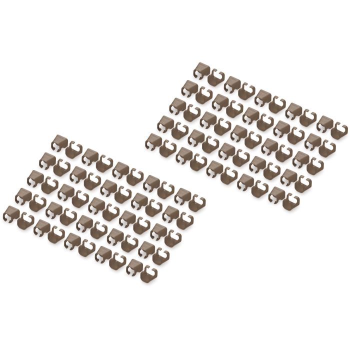 DIGITUS Farbclips für Patchkabel 100Stk. Braun 0 DIGITUS Farbclips für Patchkabel 100Stk. Braun 0