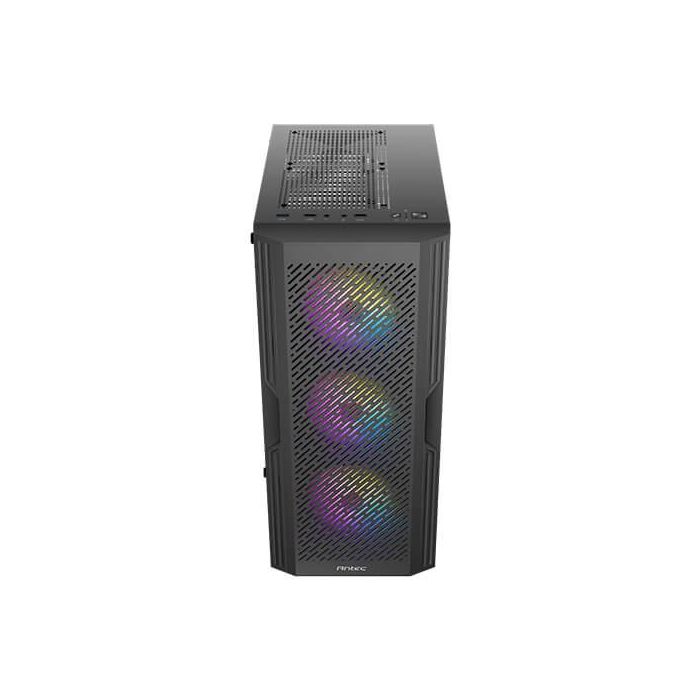 Antec AX20 Midi Tower Negro - Caja de PC Negra con Ventiladores Frontales de 120 mm 1