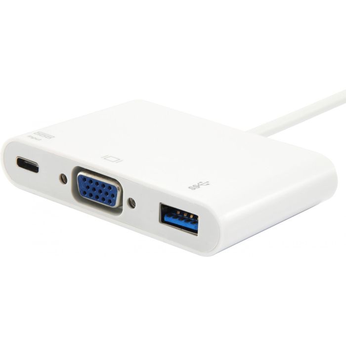 Equip Dock USB-C->VGA.USB3.0.60WPD 15cm ws 2