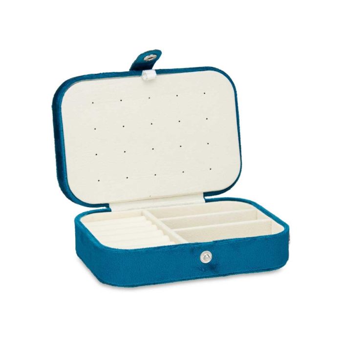 Joyero Rectangular Azul Petroleo Giftdecor 16X6CM (12 Unidades) 1 Joyero Rectangular Azul Petroleo Giftdecor 16X6CM (12 Unidades) 1