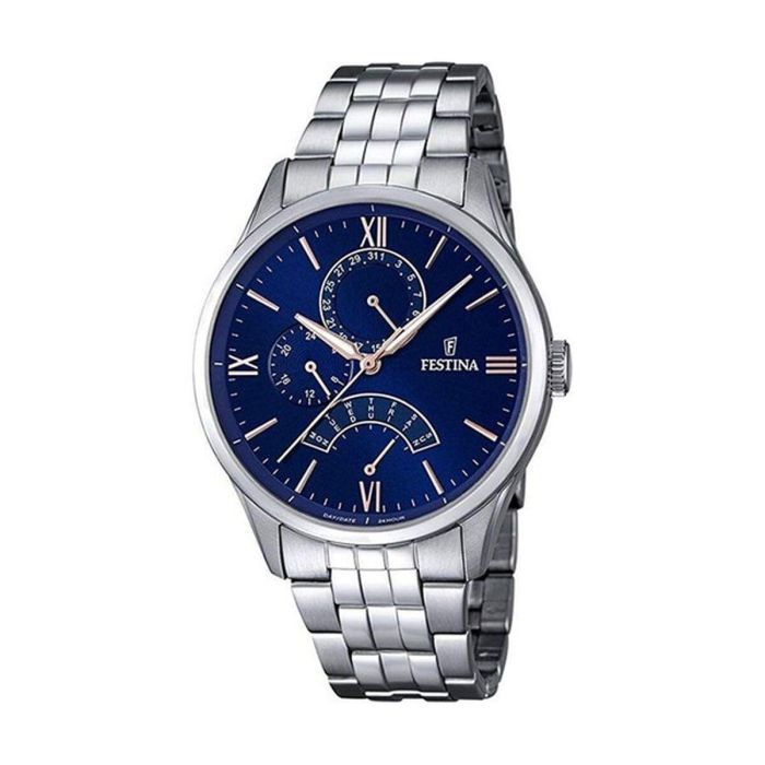 Reloj Hombre Festina F16822/3 Plateado Ø 43 mm