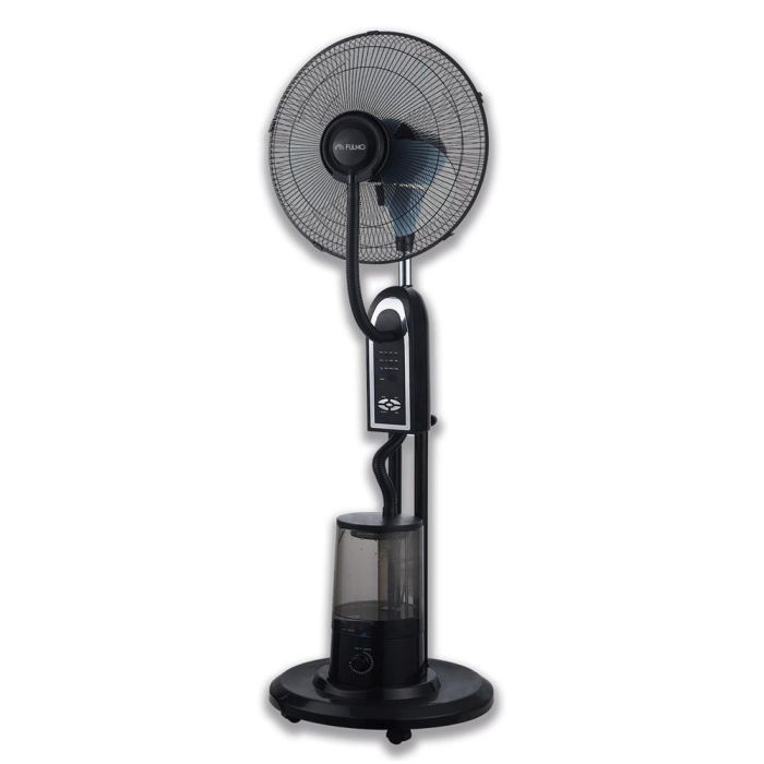 Ventilador nebulizador gregal, 3 velocidades, ø43 cm, 75 W, negro, 43 x 40 x 129 cm 0 Ventilador nebulizador gregal, 3 velocidades, ø43 cm, 75 W, negro, 43 x 40 x 129 cm 0
