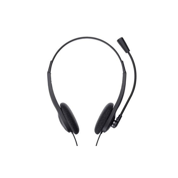 Trust Auriculares Basic Estéreo Jack 3.5 mm Ultraligeros Con Micrófono Flexible Ajustable Negro. 2 Trust Auriculares Basic Estéreo Jack 3.5 mm Ultraligeros Con Micrófono Flexible Ajustable Negro. 2
