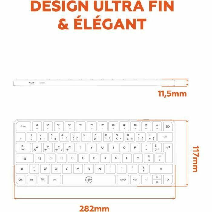 Teclado Mobility Lab KP430W Mini Gris 7 Teclado Mobility Lab KP430W Mini Gris 7