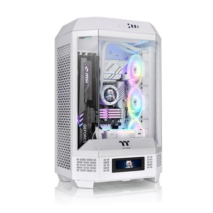 Caja de PC - THERMALTAKE - The TOWER 300 Snow (Blanco) - Minitorre - Formato Micro-ATX - Sin fuente de alimentación 1