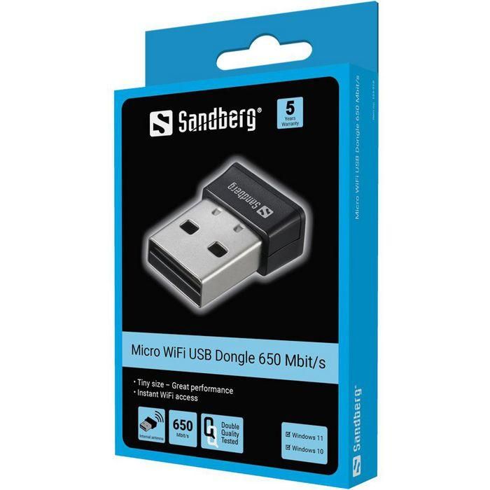 Sandberg Micro Wifi Dongle 650 Mbit/s 4 Sandberg Micro Wifi Dongle 650 Mbit/s 4