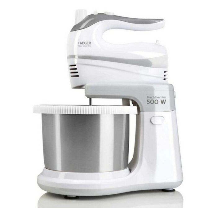 Batidora-Amasadora con Bol Haeger BL-5BW.009A MAX MIXER PRO 500 W 3 L Multicolor