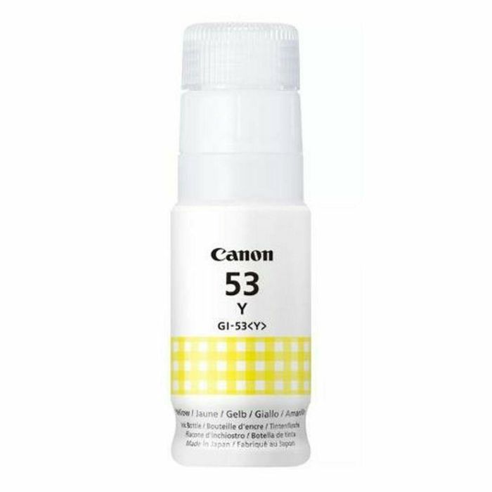 Botella de tinta - Canon - GI -53y - Amarillo - Pixma G650 y G550 Compatibilidad - (4690C001)